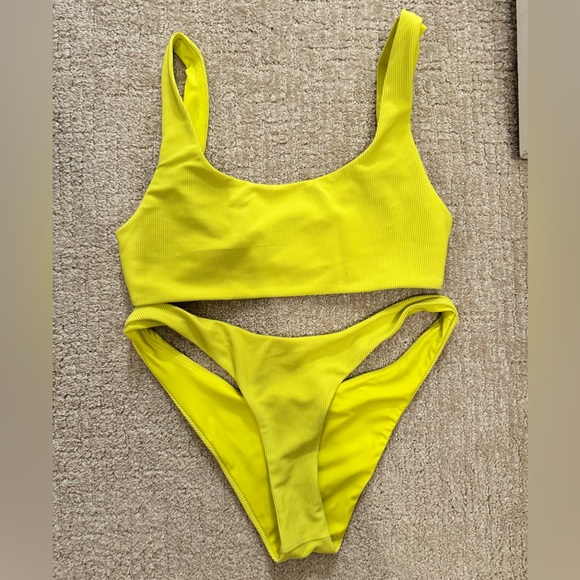 Daily Drills Yellow Swimsuit - Picture 2 of 2